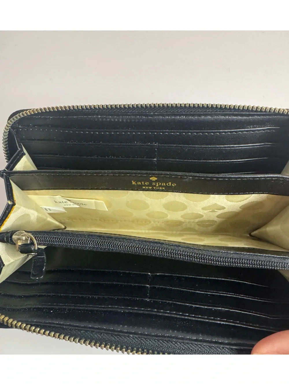 #373 Kate Spade Cedar Street Dot Lacey Leather Long Wallet